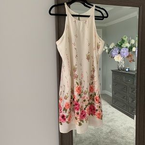 Easter Dress! NWOT White w/ pink floral dress